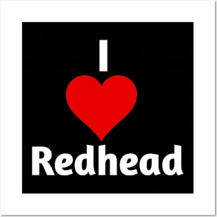 I love redhead Posters and Art